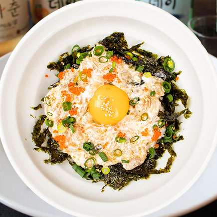 バター香るカンジャンケジャンビビンパ